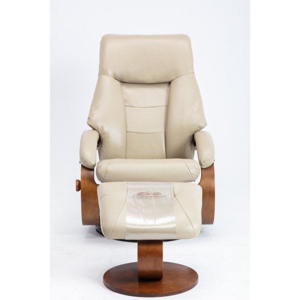 Progressive Furniture RelaxR Air Leather Manual Swivel Ergonomic